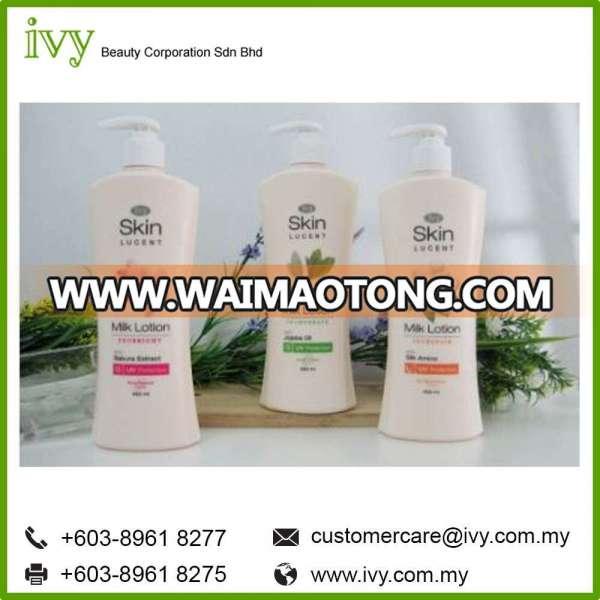 Ivy Skin Lucent Milky Lotion skin whitening body lotion OEM/ ODM contract Manufacturing Malaysia